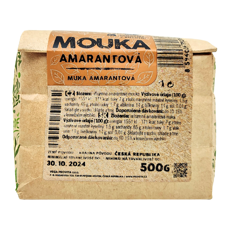 Amarantová múka celozrnná 500g Provita