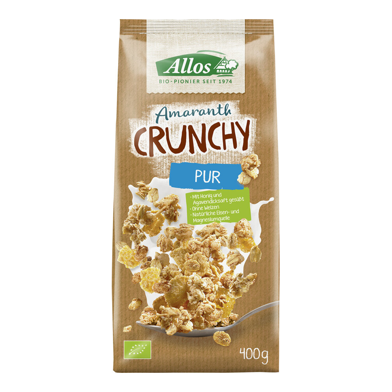 Chrumkavé müsli s amarantom bio 400g Allos