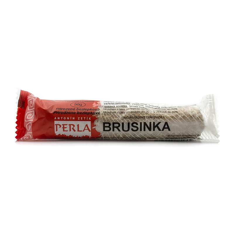 Tyčinka Brusnica v kokose 50g Perla