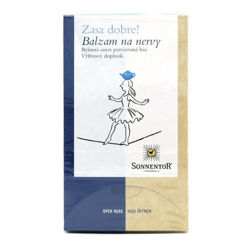 Balzam na nervy, čaj porciovaný bio 27g Sonnentor