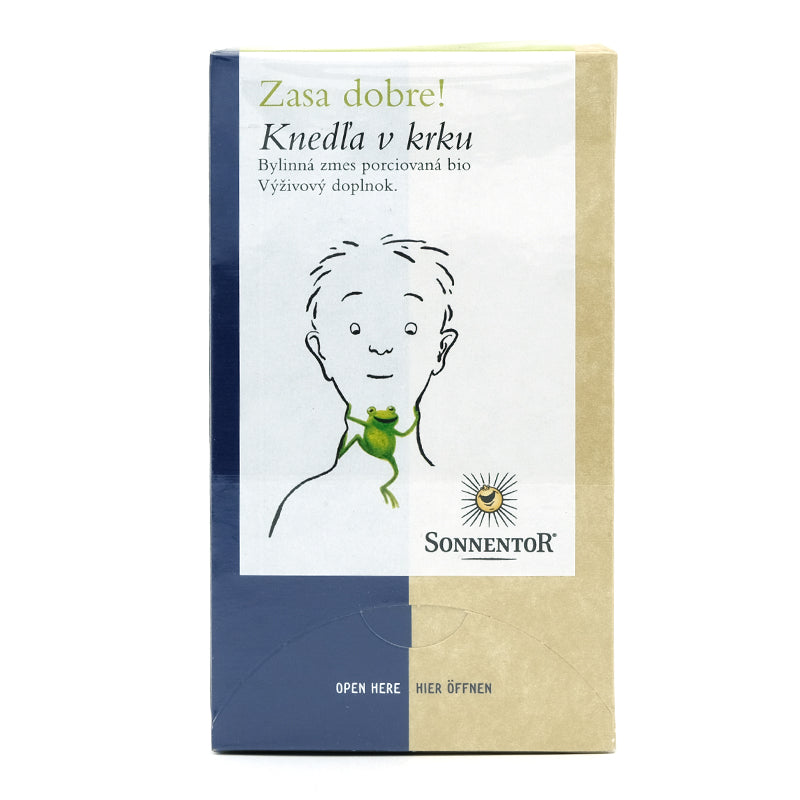 Knedľa v krku, čaj porciovaný bio 27g Sonnentor