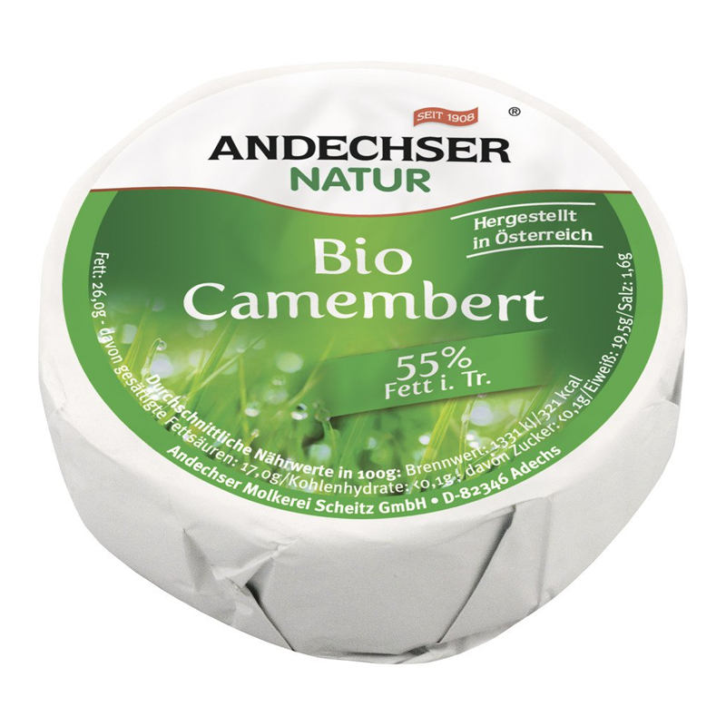 Camembert bio 100g Andechser Natur