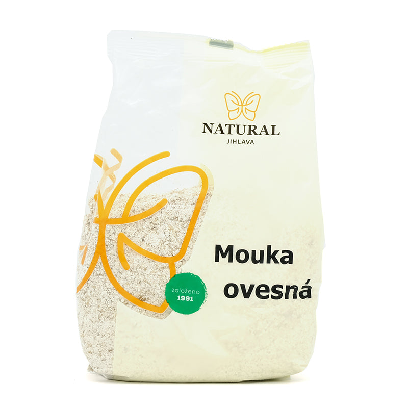 Celozrnná ovsená múka 300g Natural Jihlava