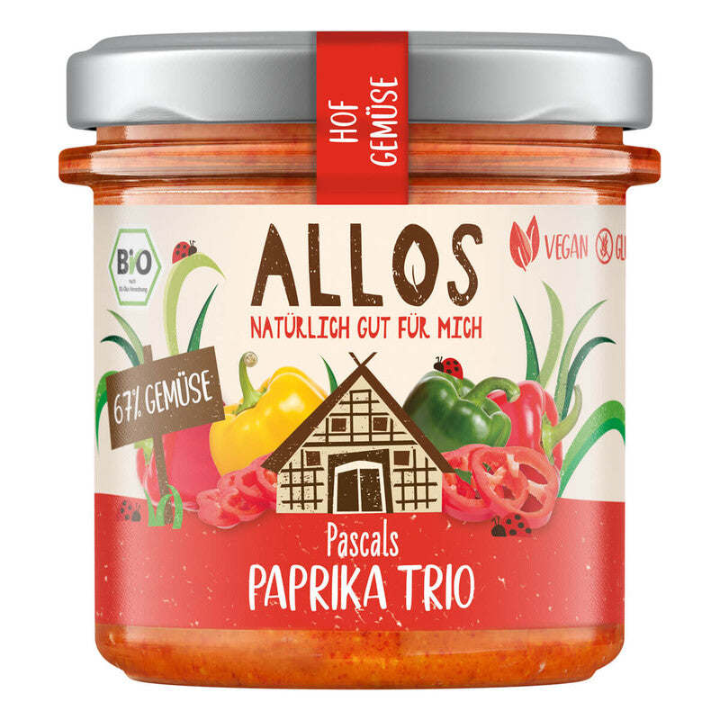 Čerstvá papriková nátierka/dip 135g bio Allos