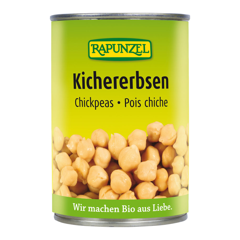Cícer v slanom náleve bio 400g Rapunzel