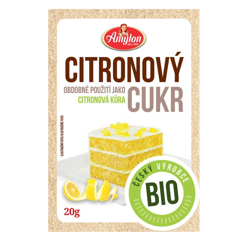 Citrónový cukor bio 20g Amylon