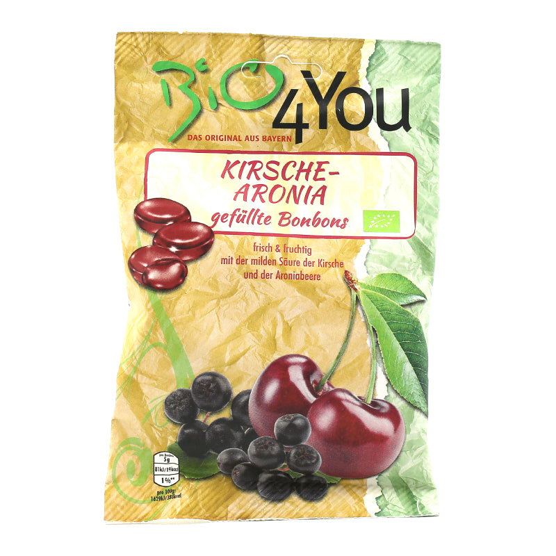 Cukríky višňa, arónia bio 75g BIOYou