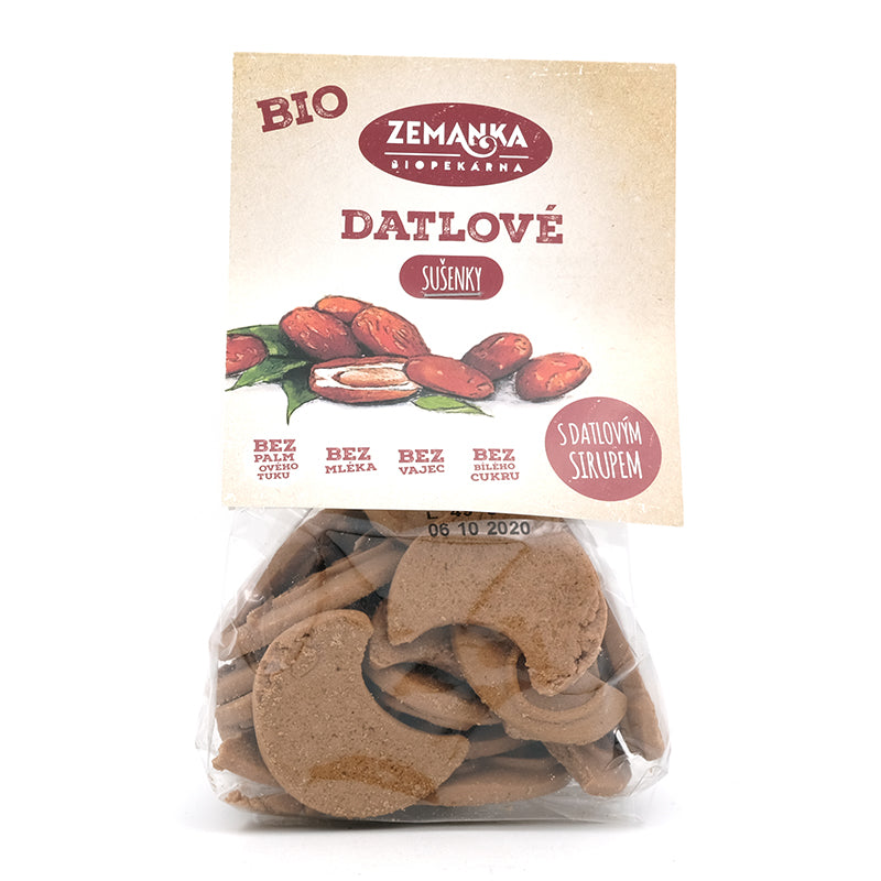 Datľové sušienky bio 100g Zemanka