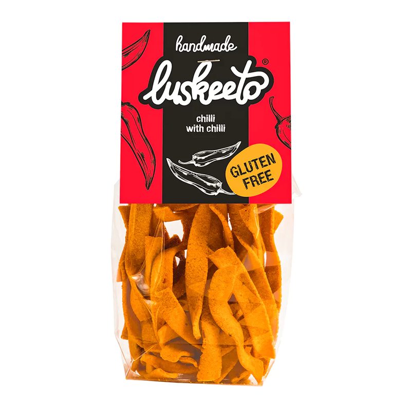 Farmárske strukovinové krekry chilli 70g Luskeeto