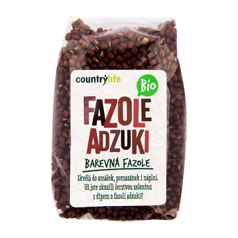 Fazuľa adzuki bio 500g Country Life