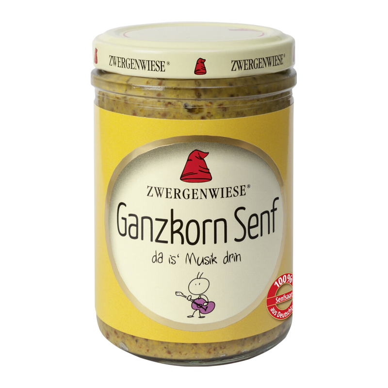 Horčica z celých zŕn bio 160ml Zwergenwiese