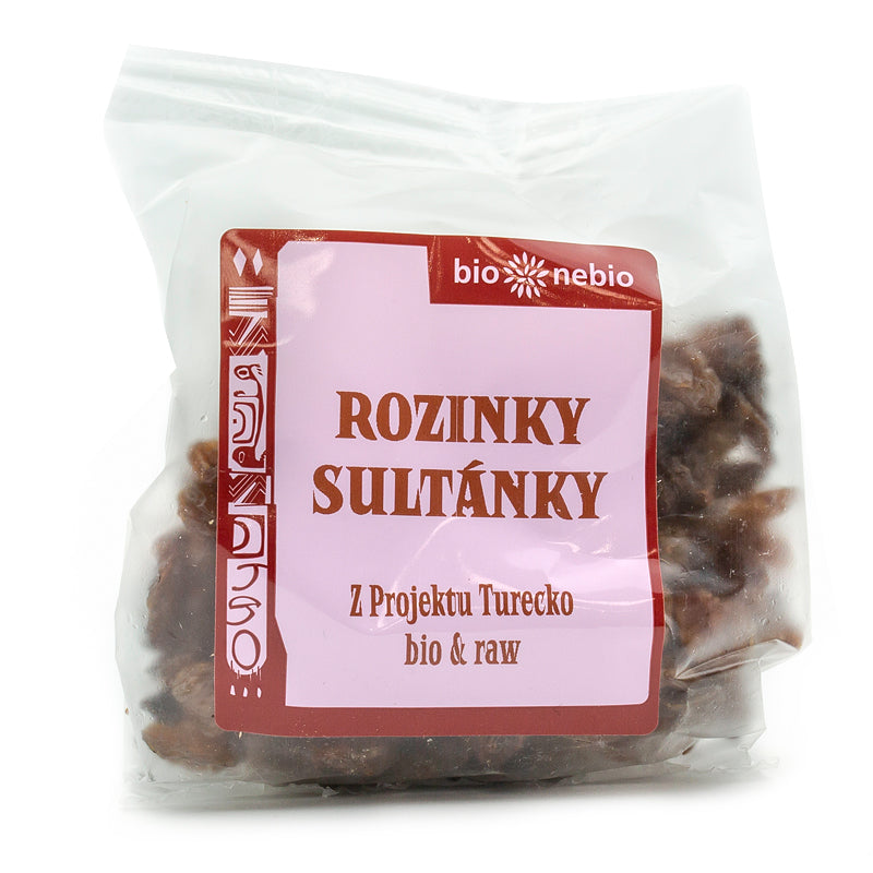 Hrozienka sultánky bio 150g Bionebio