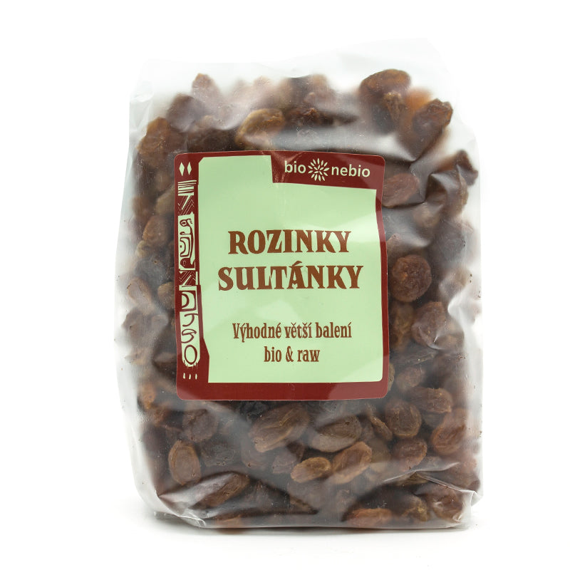 Hrozienka sultánky bio 400g Bionebio
