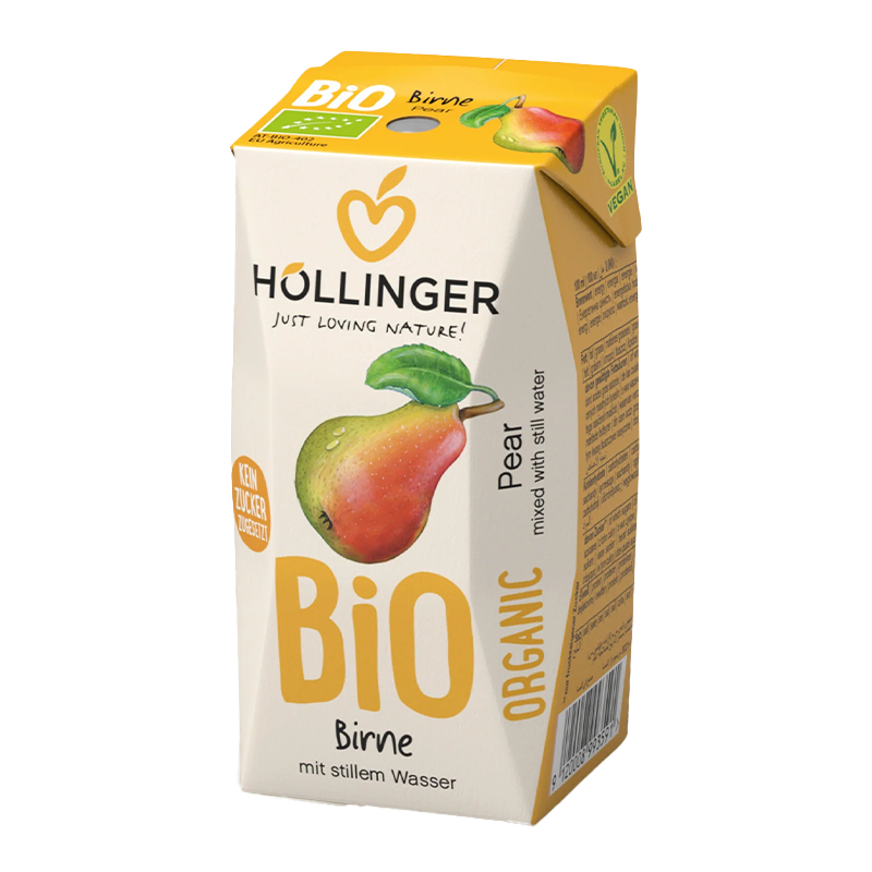 Hruškový džús bio 200ml Hollinger