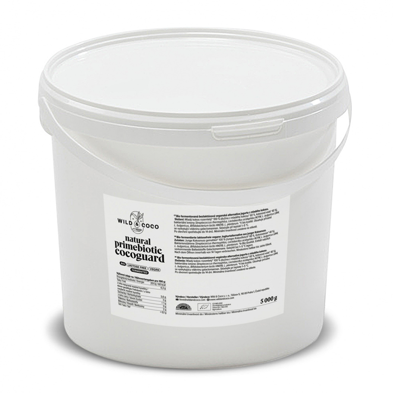 Kokosová alternatíva jogurtu Biotic Cocoguard natural bio 5kg Wild&Coco