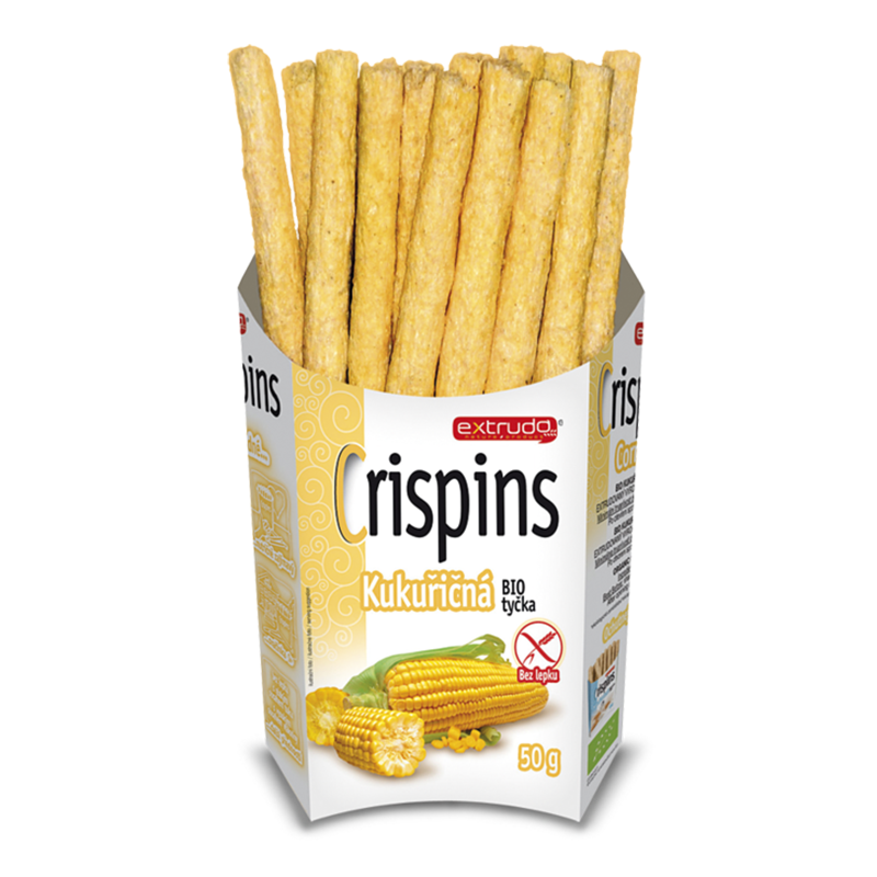 Kukuričné tyčinky bio 50g Extrudo