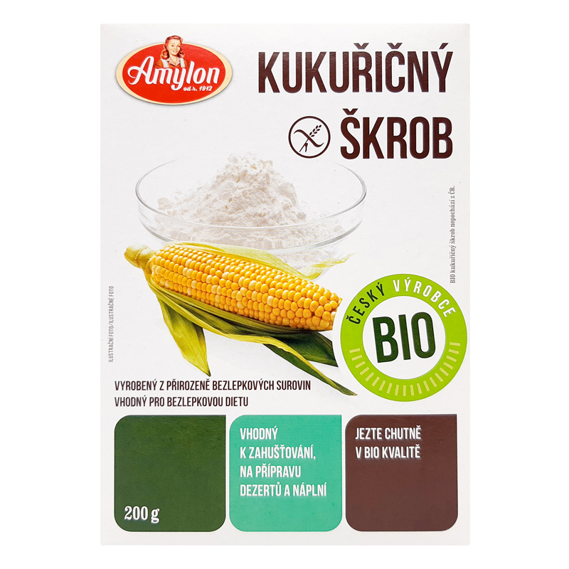 Kukuričný škrob Amylon bio 200g