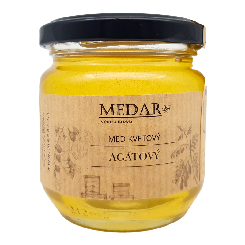 Včelí med agátový 250g Medar