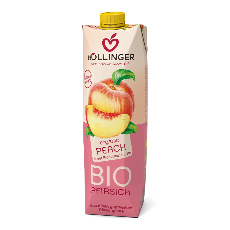 Broskyňový džús bio 1l Hollinger