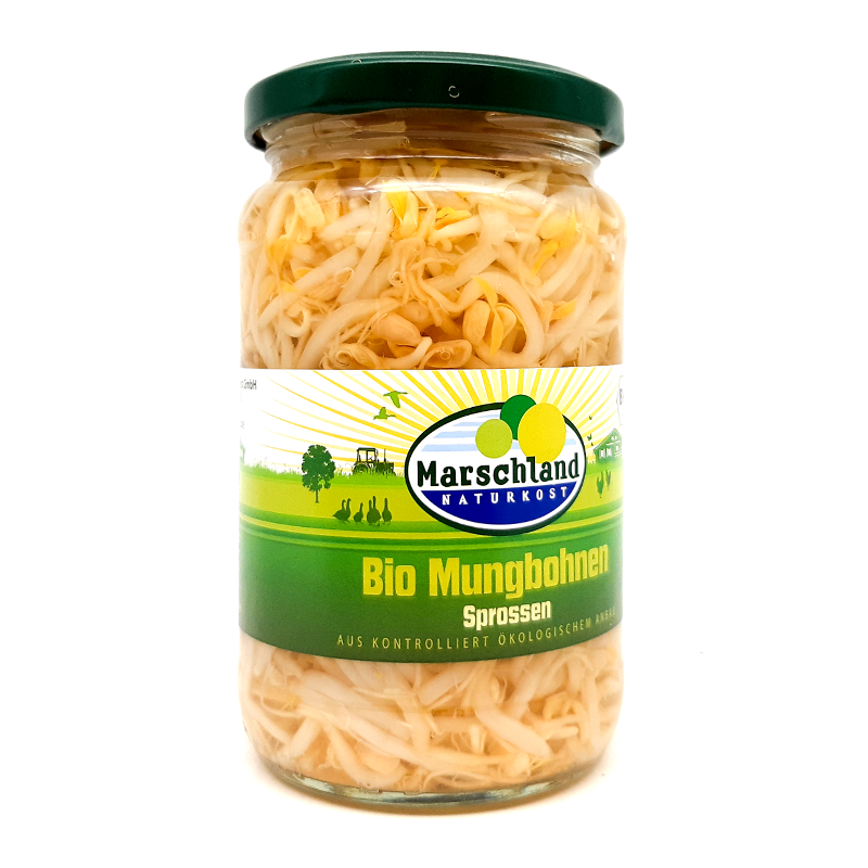 Mungo klíčky sterilizované bio 330g Marschland
