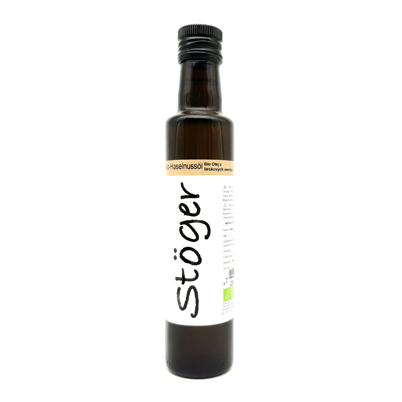 Olej z lieskových orechov bio 250ml Biopurus