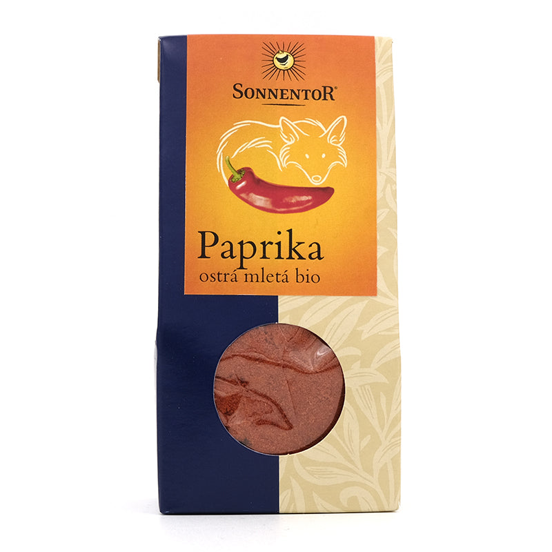 Paprika ostrá mletá, korenie bio 50g Sonnentor