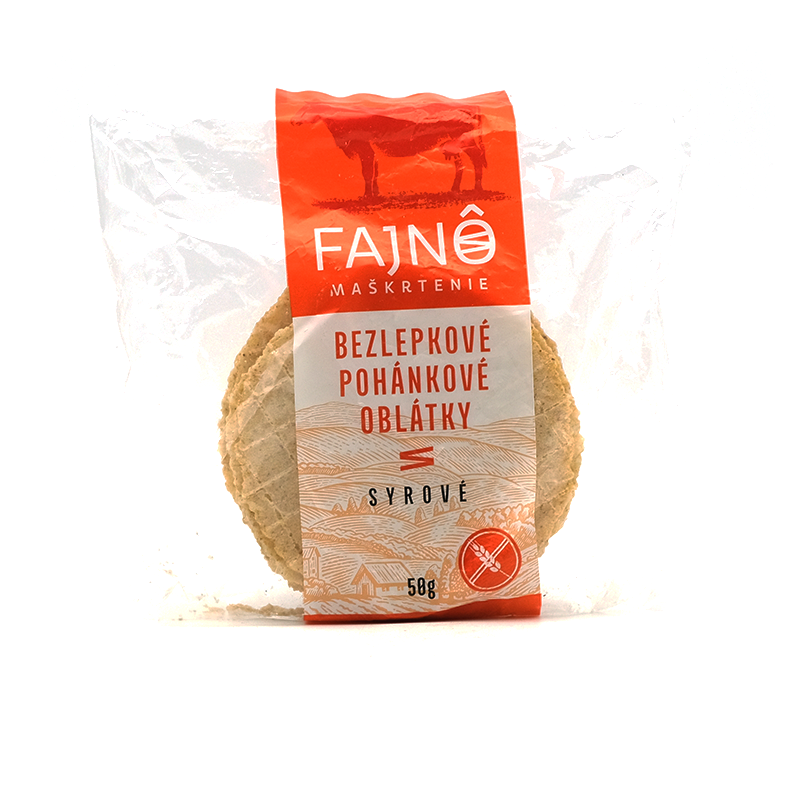 Pohánkové oblátky syrové 50g Fajnô