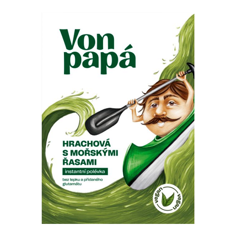 Polievka hrachová instantná Von Papá 22g Ekoprodukt
