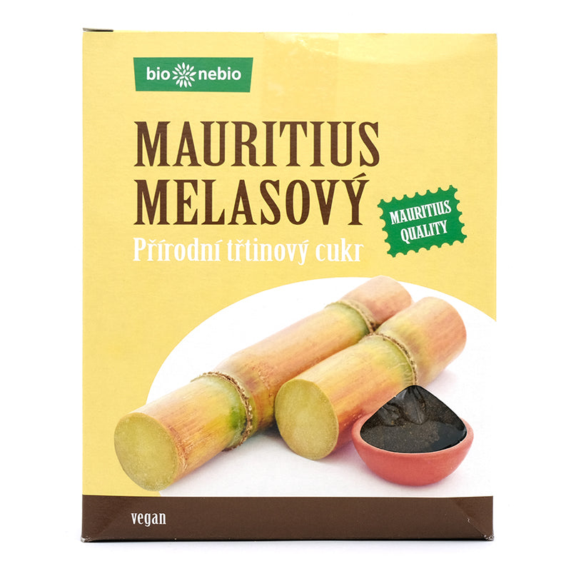 Prírodný trstinový cukor Mauritius melasový bio 300g Bionebio
