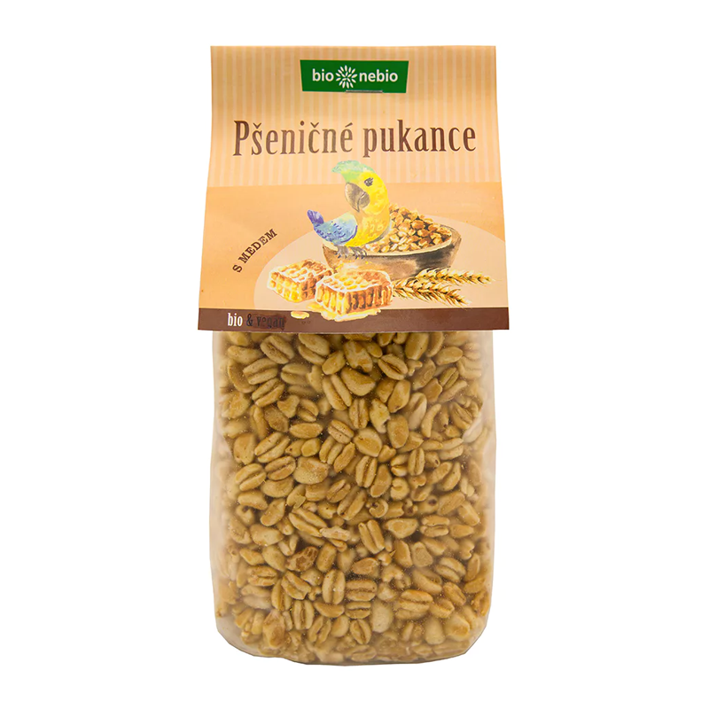 Pšeničné pukance s medom 130g Bionebio