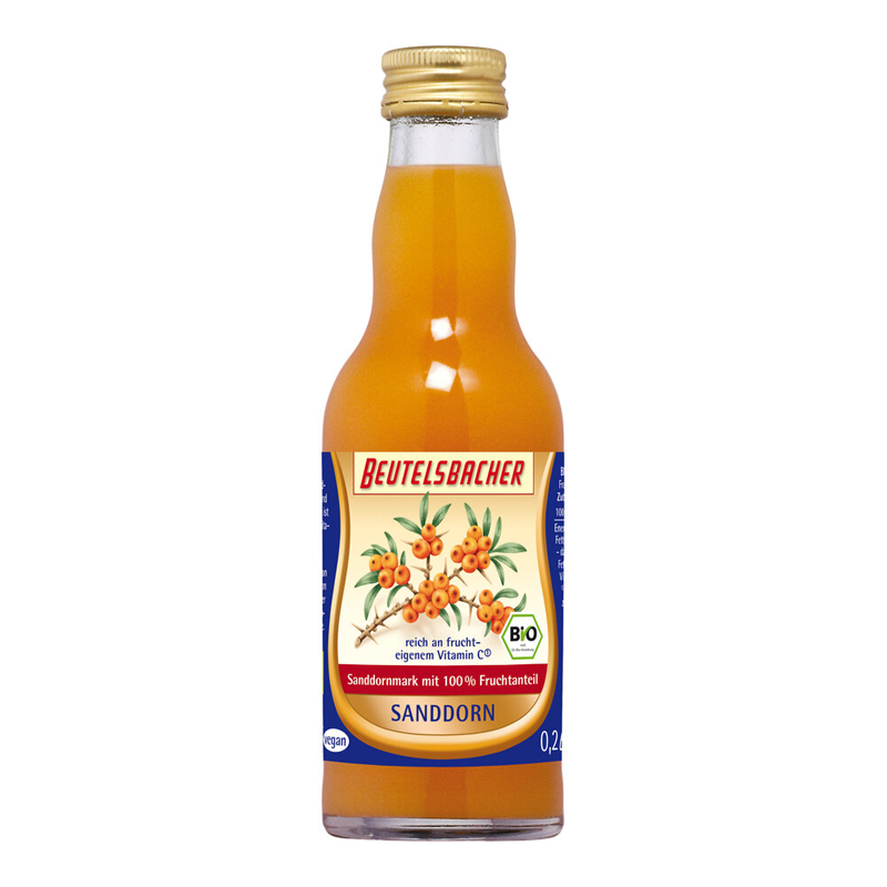 Rakytníková šťava bio 200ml Beutelsbacher