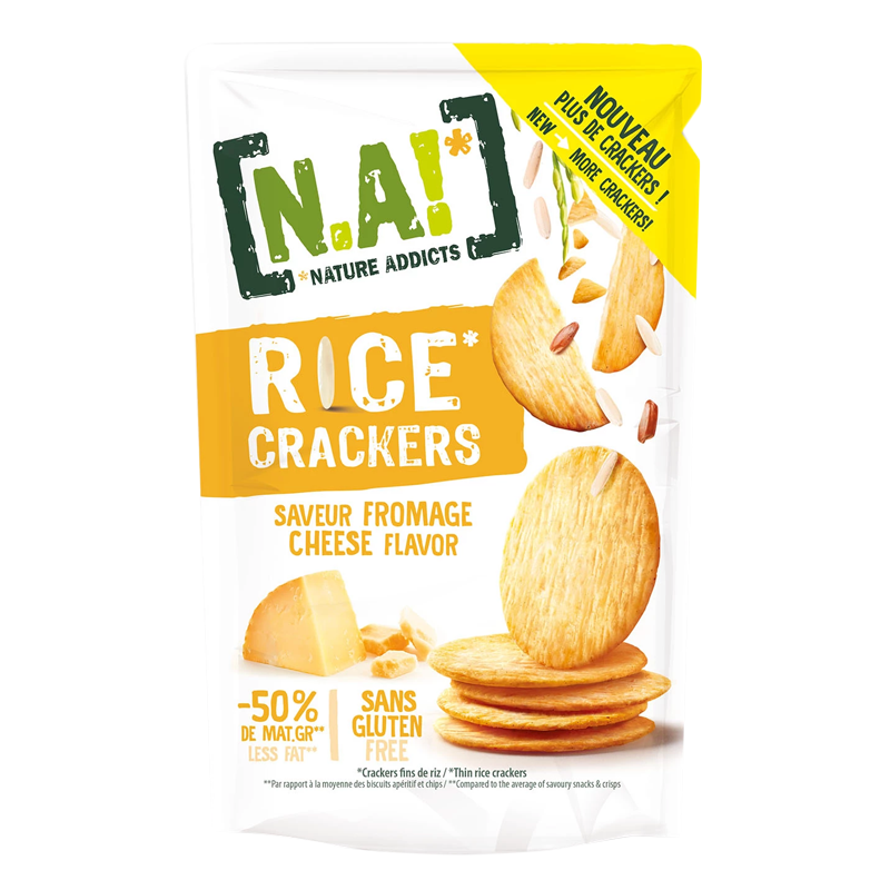 Ryžové krekry Rice Crackers so syrovou príchuťou 85g N.A!