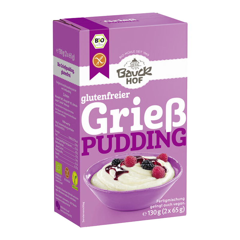 Ryžový puding bio 130g Bauckhof