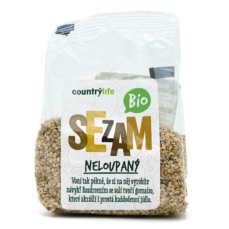 Sezam nelúpaný bio 100g Country Life