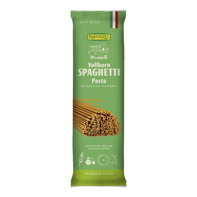 Špagety celozrnné bio 500g Rapunzel