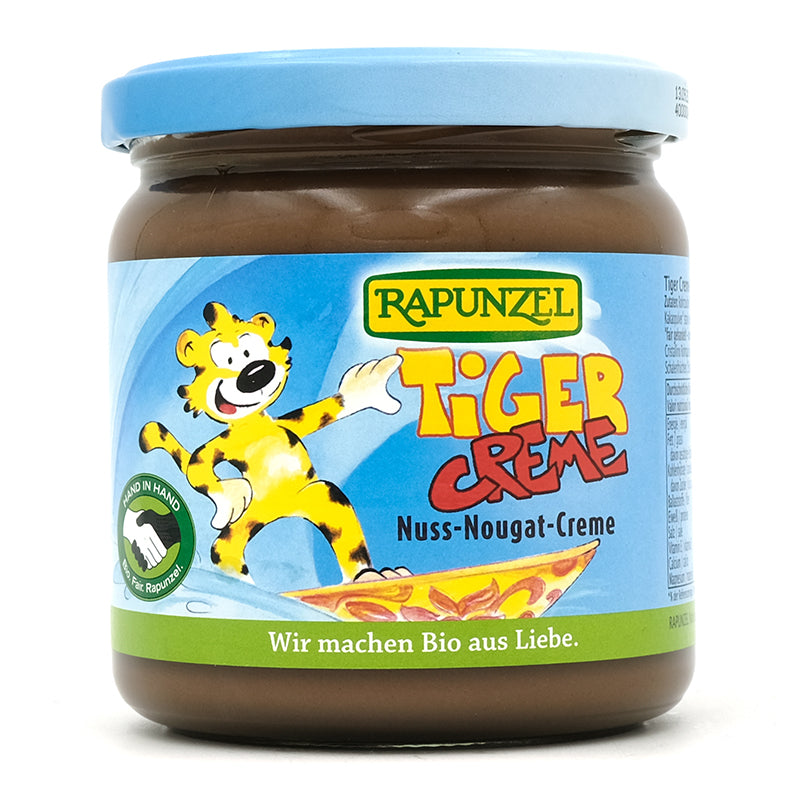 Tiger nátierka orieškovo-nugátová fairtrade bio 400g Rapunzel