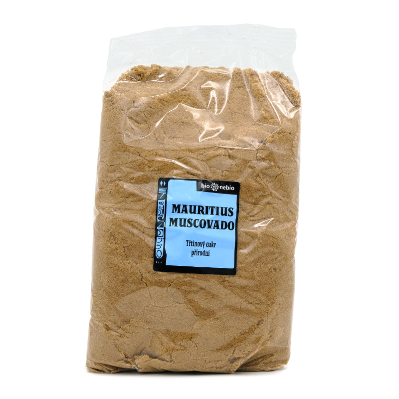 Trstinový cukor Muscovado 1kg Bionebio