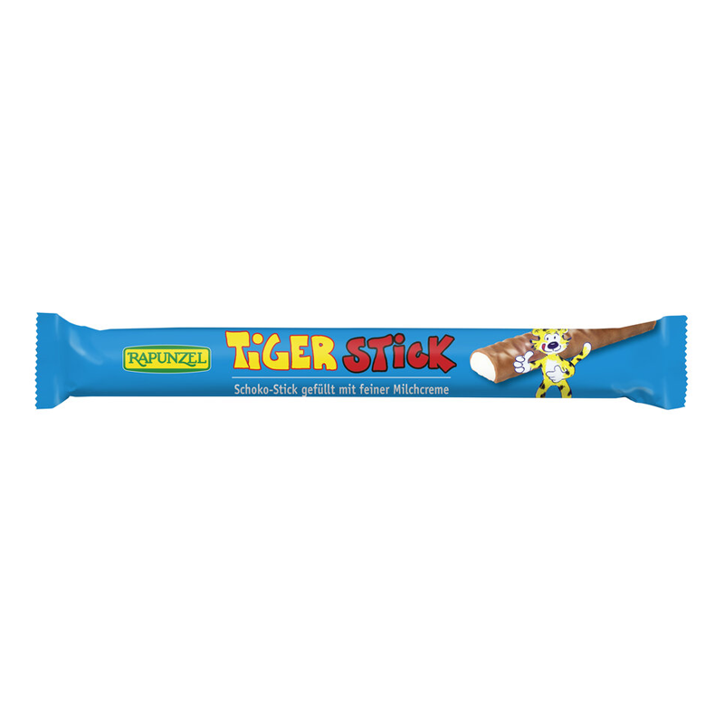 Tyčinka mliečna Tiger bio 22g Rapunzel