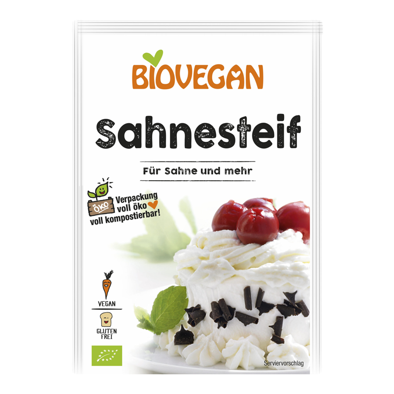 Vegánsky stužovač šľahačky bio 3x6g Biovegan