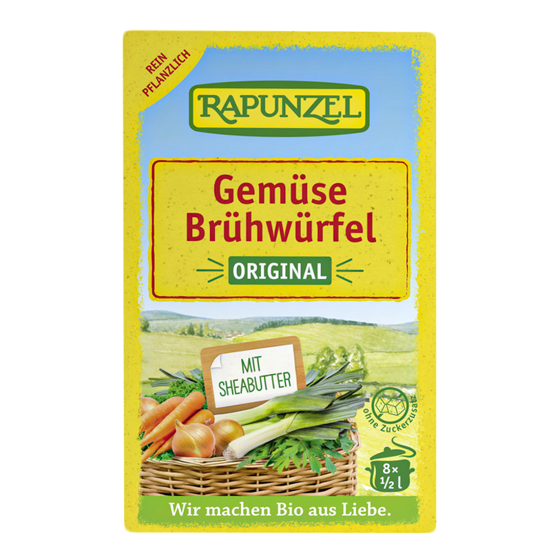Zeleninový bujón bio 8ks 84g Rapunzel