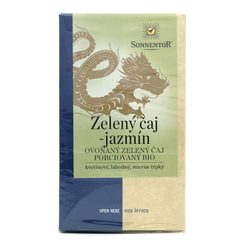 Zelený čaj jazmín, porciovaný bio 20g Sonnentor