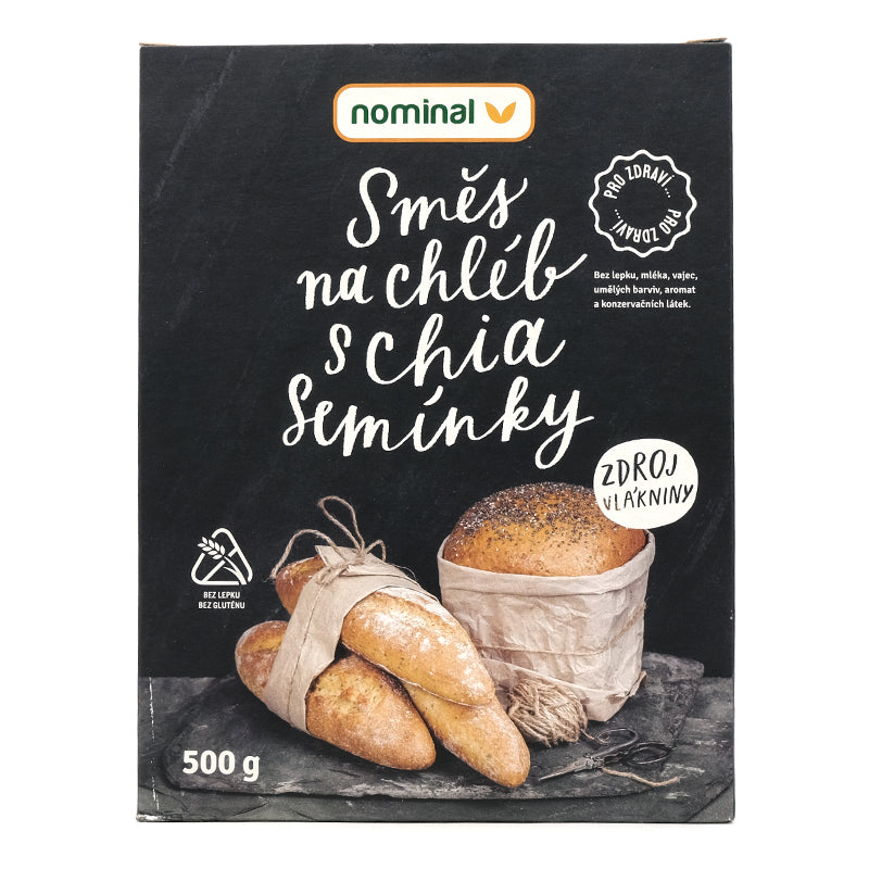 Zmes na chlieb s chia 500g Nominal