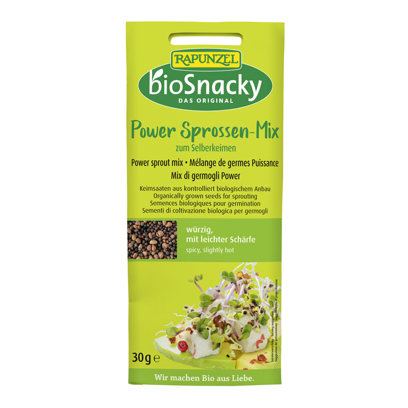 Zmes semienok Power na nakličovanie bio 30g bioSnacky