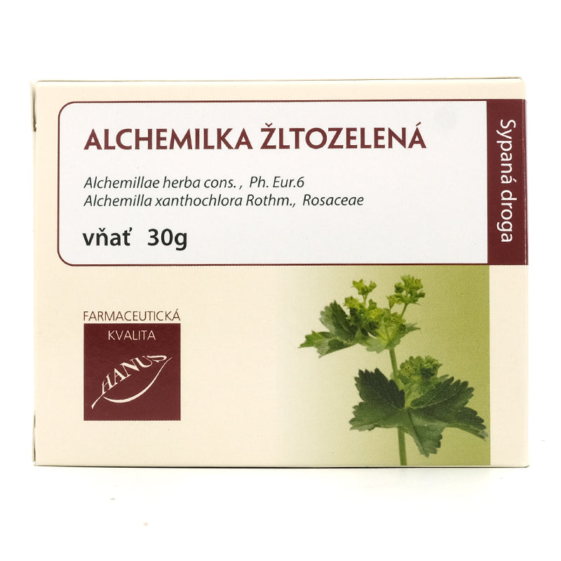 Alchemilka žltozelená vňať 30g Hanus