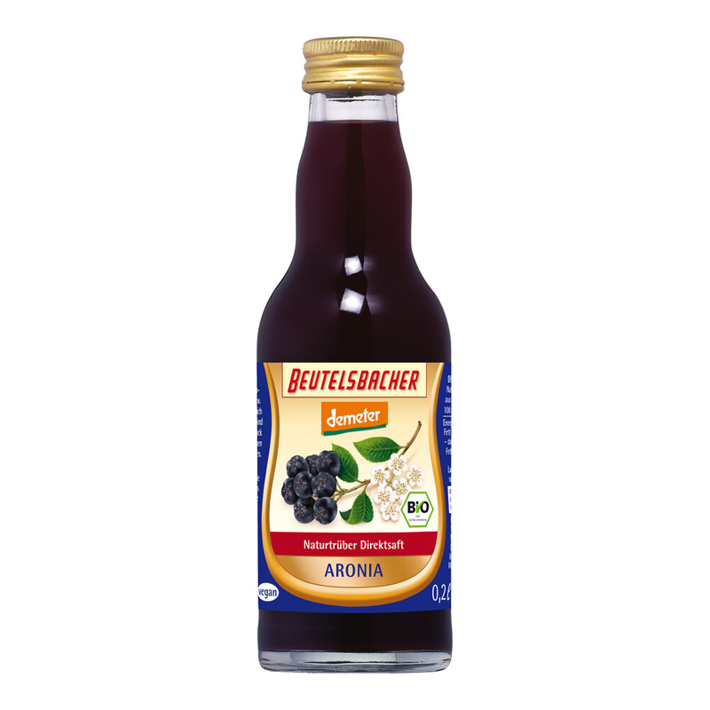 Arónia šťava 100% demeter bio 0,2l Beutelsbacher