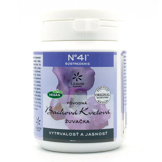 Žuvačky Sústredenie s Bachovými esenciami 60g Lemon Pharma