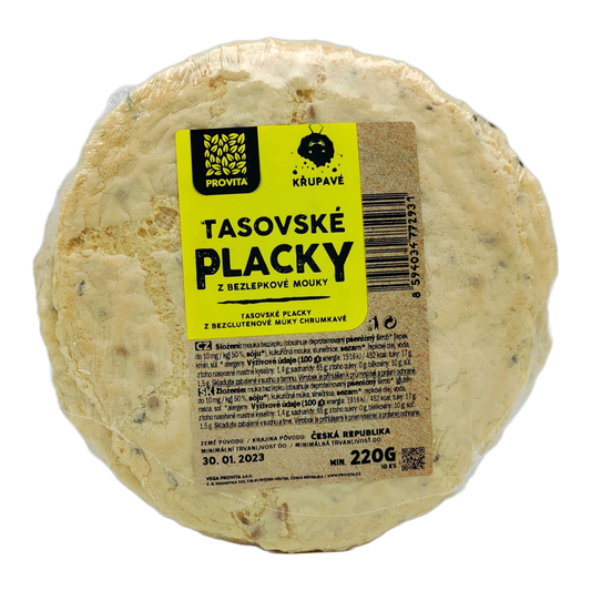 Bezlepkové chlebové Tasovské placky 220g Provita