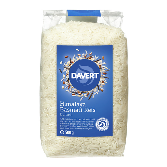 Himalájska ryža Basmati biela bio 500g Davert