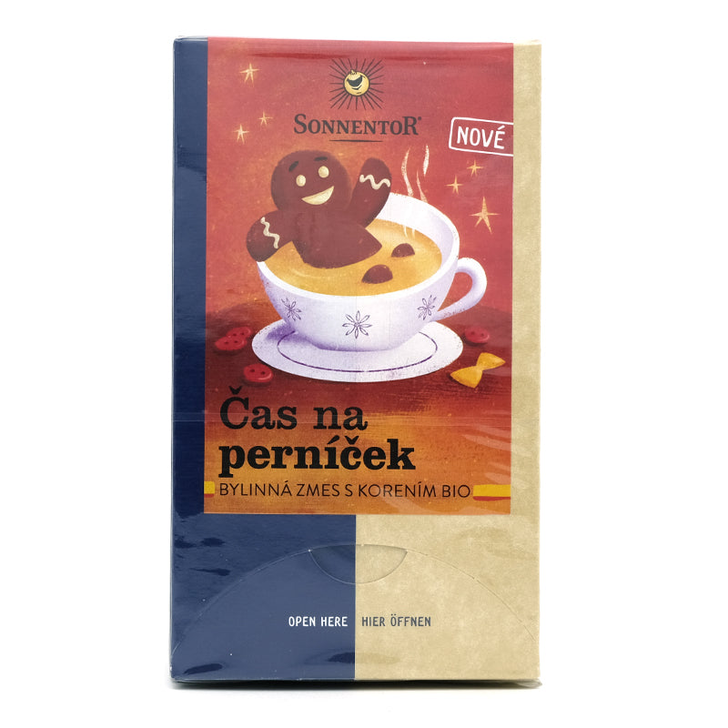 Čas na perníček, čaj porciovaný bio 32,4g Sonnnentor
