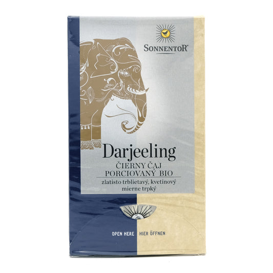 Darjeeling, čierny porciovaný čaj bio 27g Sonnentor